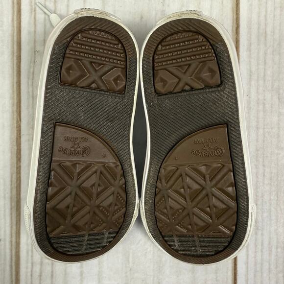 Converse Chuck Taylor All Star Gray Sneakers Toddler Shoes 7C - Picture 4 of 5
